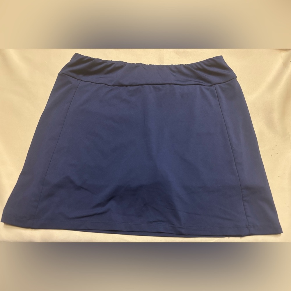 San Soleil Women XS Performance Golf Skirt Skort UPF50 Sun Protection‎ Blue